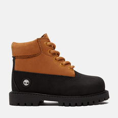 Timberland - Wasserdichter Timberland Premium 6-Inch Boot zum Schnüren für Kleinkinder in Schwarz/Gelb, Gelb, Größe: 27