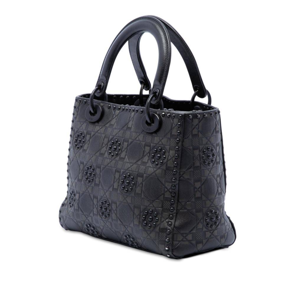 Dior Vintage Lady Stl. - Handväskor Från Magasin - Black (L 21cm x W 24cm x D 11cm)