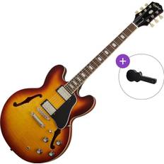 Epiphone ES-335 Figured SET Raspberry Tea Burst Halvakustisk guitar