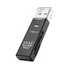 1 st USB-kortläsare Micro SD TF minneskort adapter PC laptop förlängningsomvandlare mobiltelefon i 2-läsare USB-kort 3.0 1