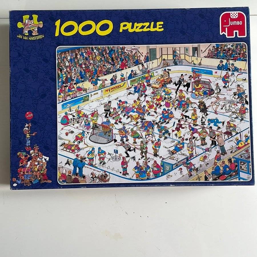 Jan van Haasteren Ice Hockey Pussel 1000 Bitar