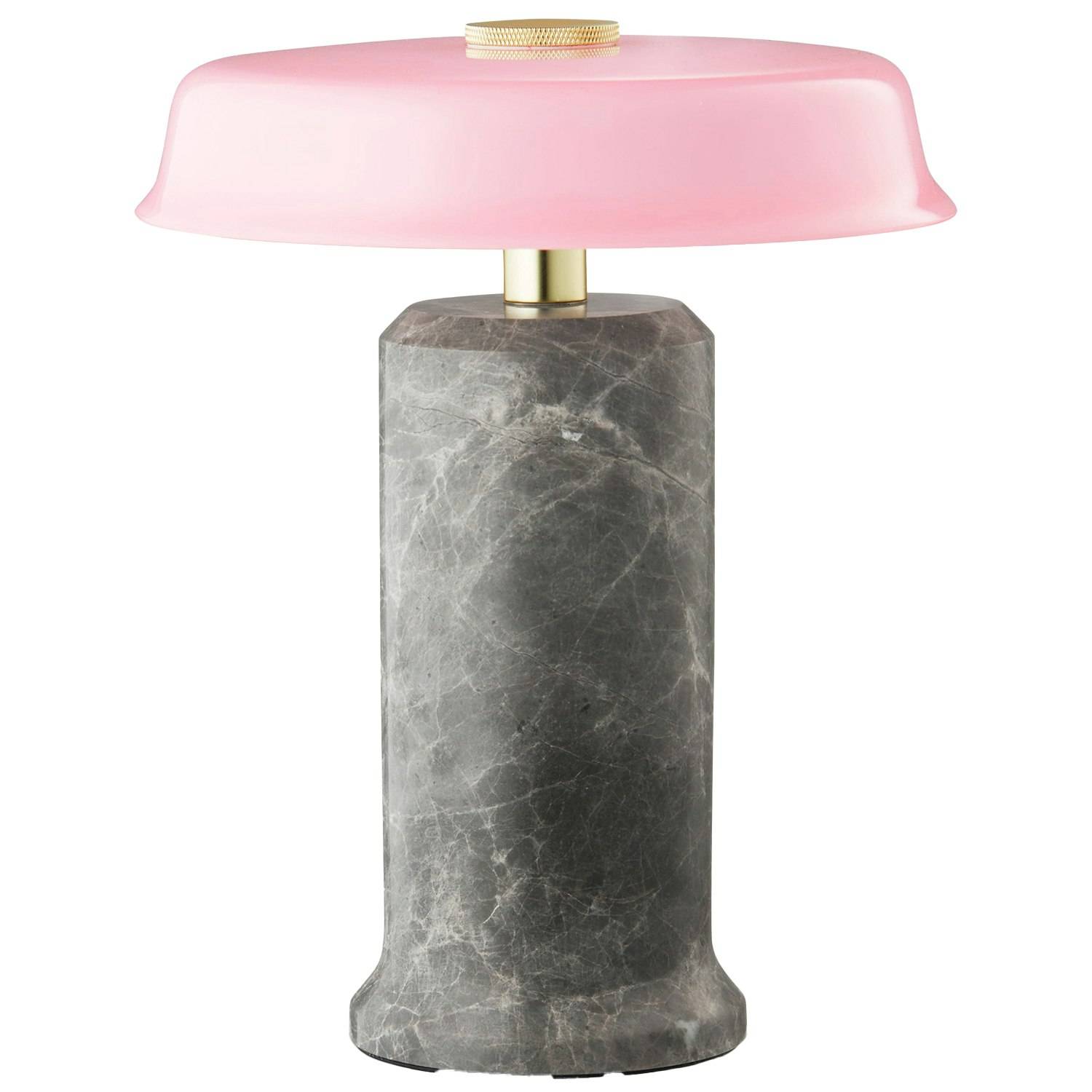 Design By Us Trip No. 2 Transportabel Lampe Sølv / Rose - Bordlamper Marmor Silver - 21213.