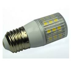 E27 LED pære 12V/24V 4Watt, 350 lumen, til batteriforsyning 4000K, hvid