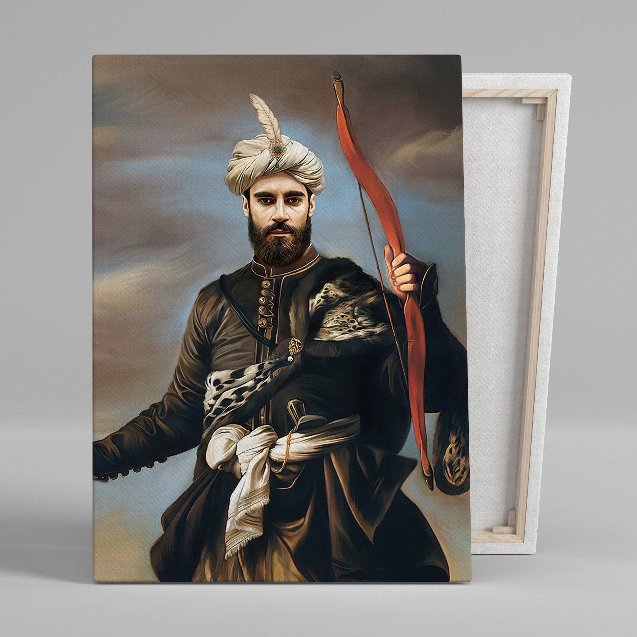 The Desert Warrior - Personlig Tavla - Poster / 30x40