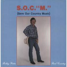 Bobby Yates S.O.C. "M" (Save Our Country Music) USA vinyl LP RLP-1002