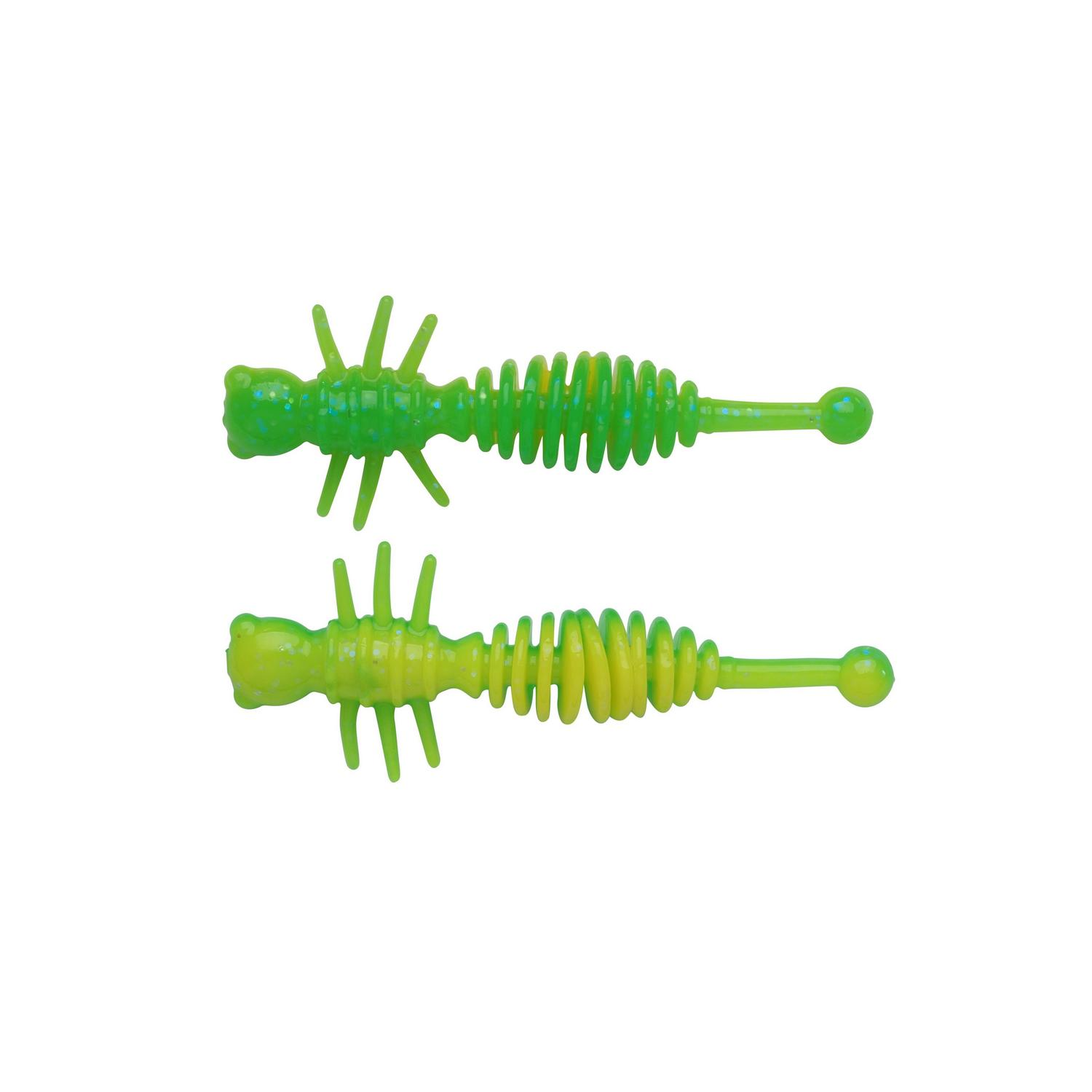 Powerbait Larvae 55mm - Green/Sunshine Yellow
