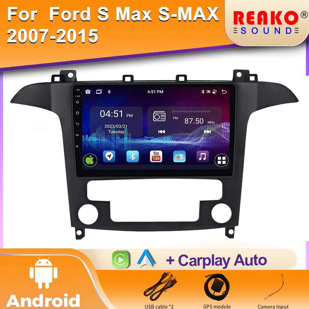 Bilradio Android För Ford S-MAX S MAX 1 2006 - 2015 Navigation GPS Android Auto Stereo Multimedia Spelare Huvudenhet Wifi Ingen 2din