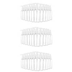 36-Pack 3,4/100 Ml Genomskinliga Reseflaskor Pumpflaska Lotiondispenserflaska för Vatten, Massageolja, Schampo
