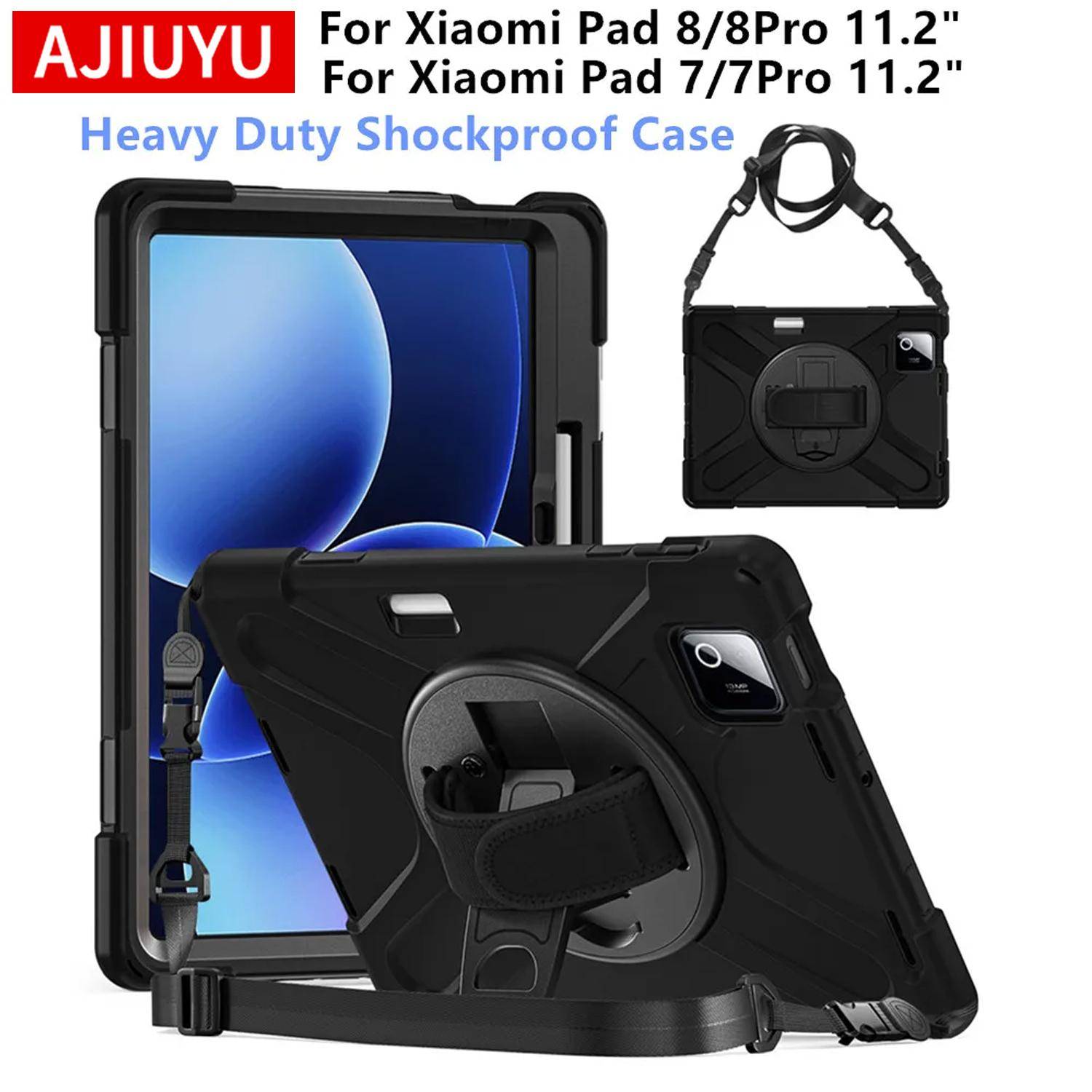 Kraftigt stöttåligt fodral för Xiaomi Pad 8/8 Pro MiPad 8 11.2  Surfplattafodral för Xiaomi Pad 7/7 Pro Mipad7 POCO Pad X1 11.2 Fodral