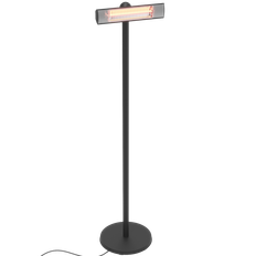 Terrassvärmare Golvmodell 2100W Svart 200 cm Rektangulär HORTUS
