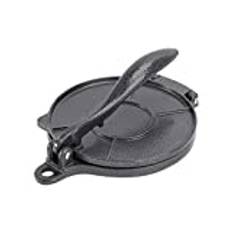 Gör-det-själv manuell bakverk press tillverkare panna aluminiumlegering majs tortillas pressverktyg långt handtag anti-rost för hem kök matlagning