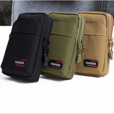 Nylon Bag Outdoor Waist Fanny Pack Men Phone Pouch Camping Hunting Waist Bag EDC Gears Christmas Gifts Winter Christmas Bag Bum Bag Sling Bag Travel B - Multicolor - Black,Khaki,Green