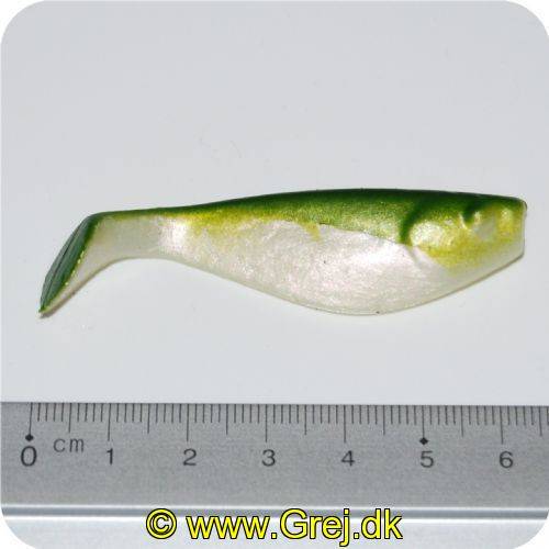 SHAD 6.5cm - Farve: Grøn/hvid