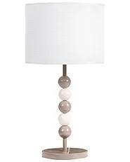 Bordlampe LOKY Metal Hvid/beige