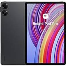 Xiaomi Redmi Pad Pro + ring med fäste och grepp, surfplatta med 12,1 tum, 2,5 K (Snapdragon 7s Gen 2, 6 GB RAM, 128 GB ROM, 4 högtalare, WiFi + Bluetooth 5.2, 1 0 000 mAh batteri, grå (ES)