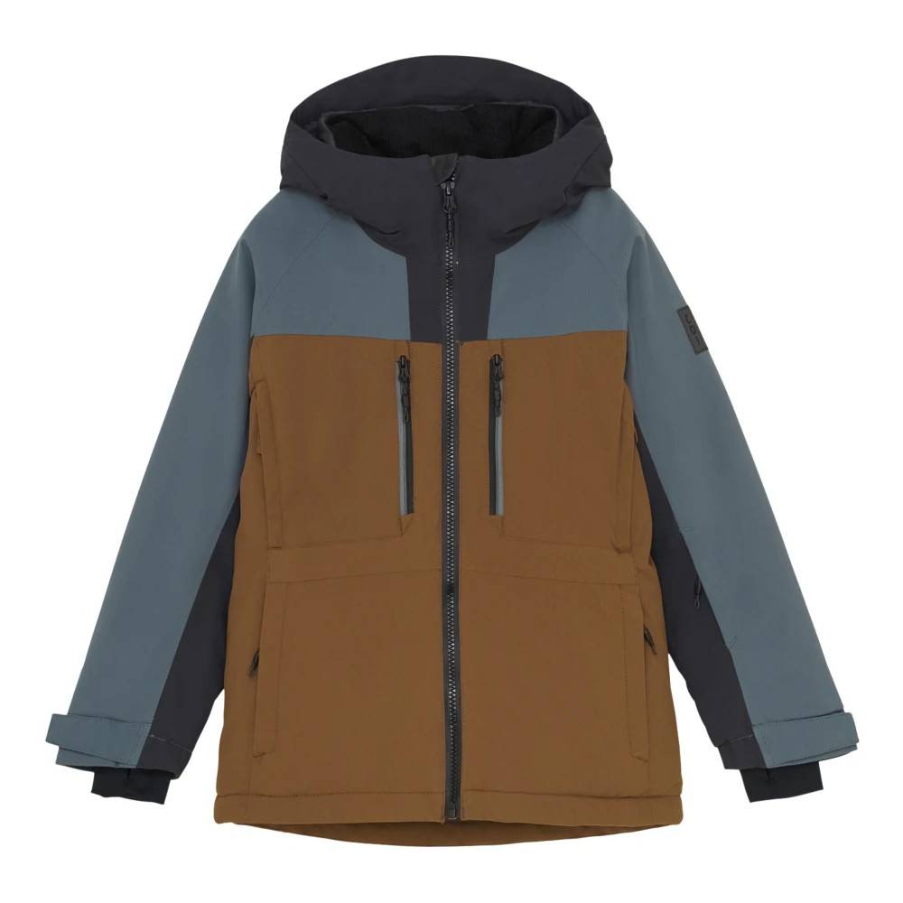 Color Kids Colorblock Ski Jacket - Kids - unisex - Flerfarvet - 134 CM - Uld