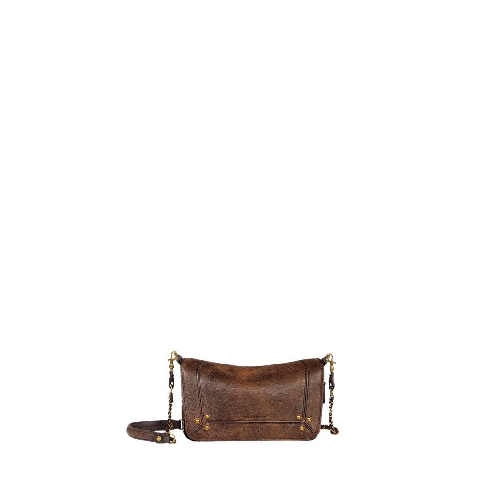 Jérôme Dreyfuss Bobi S Mini Crossbody Bag - Tasker - Dame - Brun - ONE SIZE - Bomuld