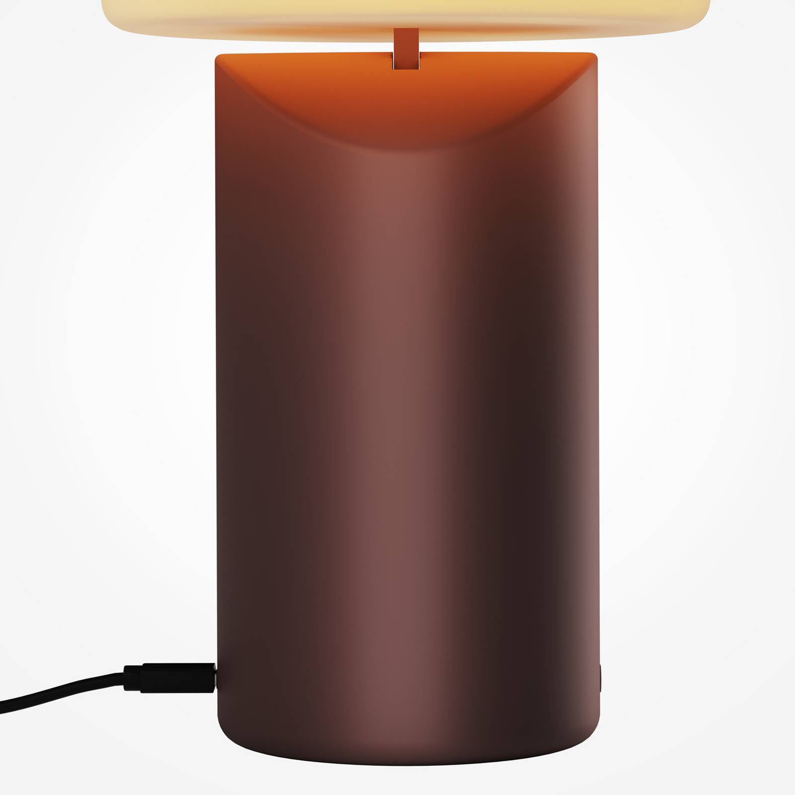 Maytoni Bordlampe Topo, dæmpbar, Rød, Stue/spisestue, Metal, Moderne