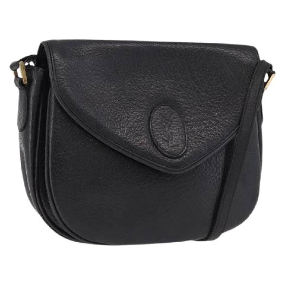 Saint Laurent Vintage Pre-owned Vintage Skuldertaske - Vintage - Dame - Sort - ONE SIZE - Uld