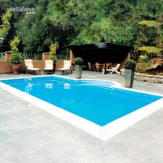 Pakke: Beton pool - Achensee (6 x 3 meter, Liner 1 mm.)