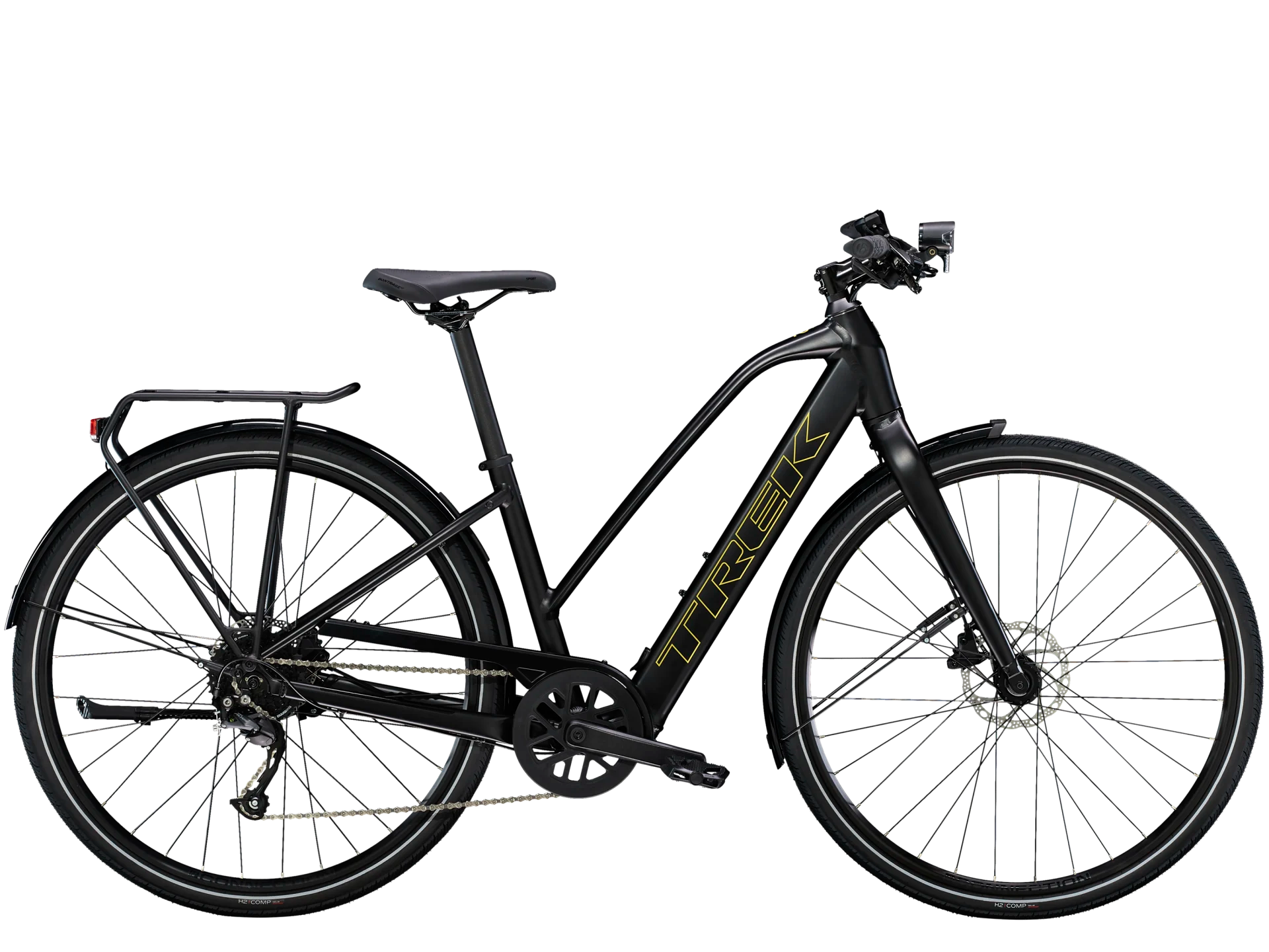 Trek FX+ 2 Elcykel Dame - L / Satin Trek Black