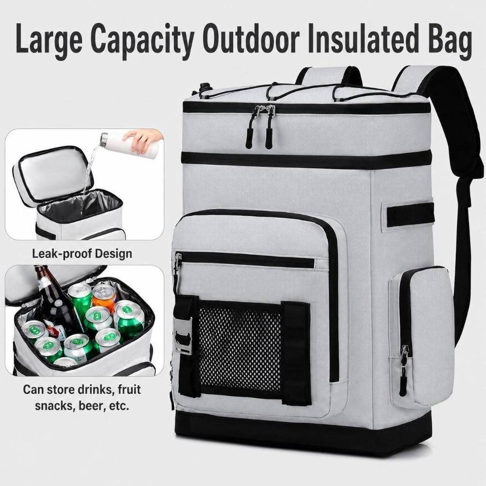 Waterproof Cooler Backpack Large Capacity Cooler Bag Newest Insulated Bag  Outdoor