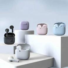Mini Bluetooth-hörlurar TWS A2 Pro Trådlösa hörlurar Sportspelheadset Öronsnäckor för telefon Android Sam Sung för OPPO VIVO för Xiao Mi för Hua Wei - Multifärgad (Purpur,rosa,gul,svart,Vit)