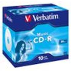 VERBATIM Live it Music CD-R Media For Audio 80Min Blue/AZO 10 Pack Retail