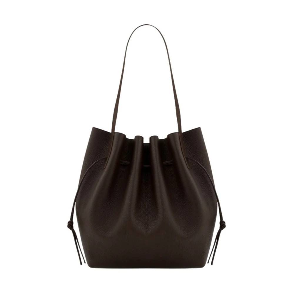 Yuzefi Scallop Tote - Tasker - Dame - Brun - ONE SIZE - Uld