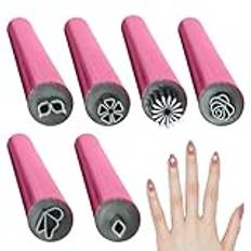 Stamp Pen Set,Nail Stamper Kit,Nail Stamp Pen Tools,Nail Painting Tool With Fine Nib,Stamp Tool,Graffiti,6/10 Patterns,Fashionable, Simple, Elegant And Graceful
