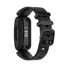 Fitbit Inspire 2/Ace 3 - TPE Gummi urrem - Str. L - Sort