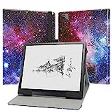 JRTAL Fodral för Boox Tab Ultra, Slim Fit PU Läderfodral med Stativfunktion Folio Fodral för Boox Tab Ultra 10,3 tum Surfplatta (Fungerar inte för BOOX Tab X)- Galaxy