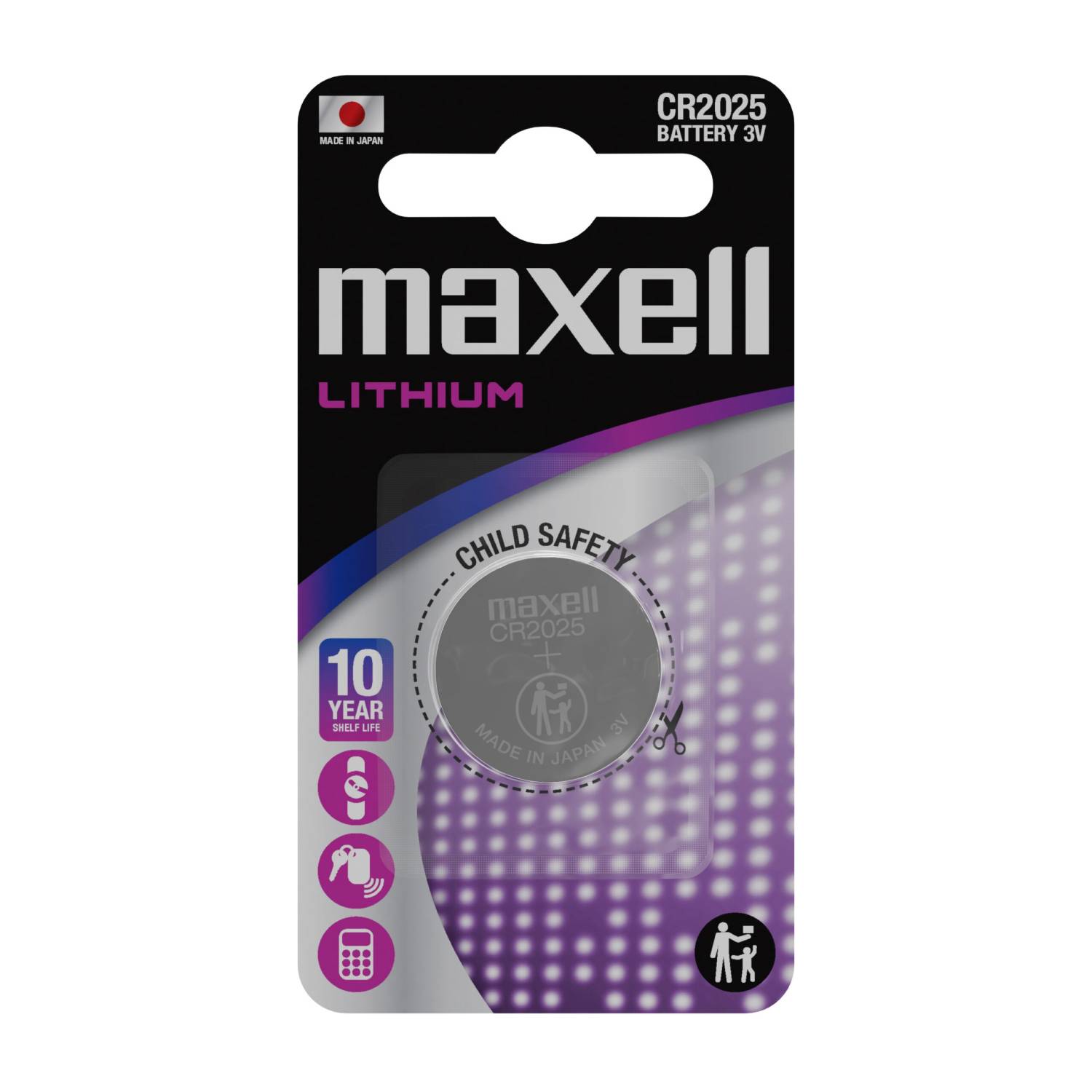 Maxell Knappcellsbatteri 1 Stk. CR2025-M - Unisex