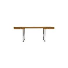 CH110 Skrivebord, Hvidolieret Eg