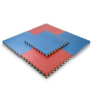 Pusselmatta Soft 40 mm, red/blue