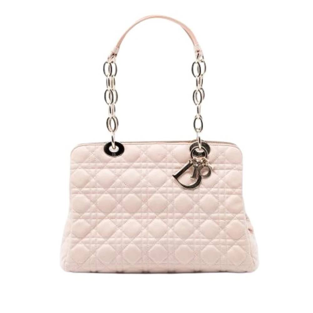 Dior Vintage Pre-owned Lady Soft Shopping Tote - Vintage - Dame - Beige - ONE SIZE - Læder