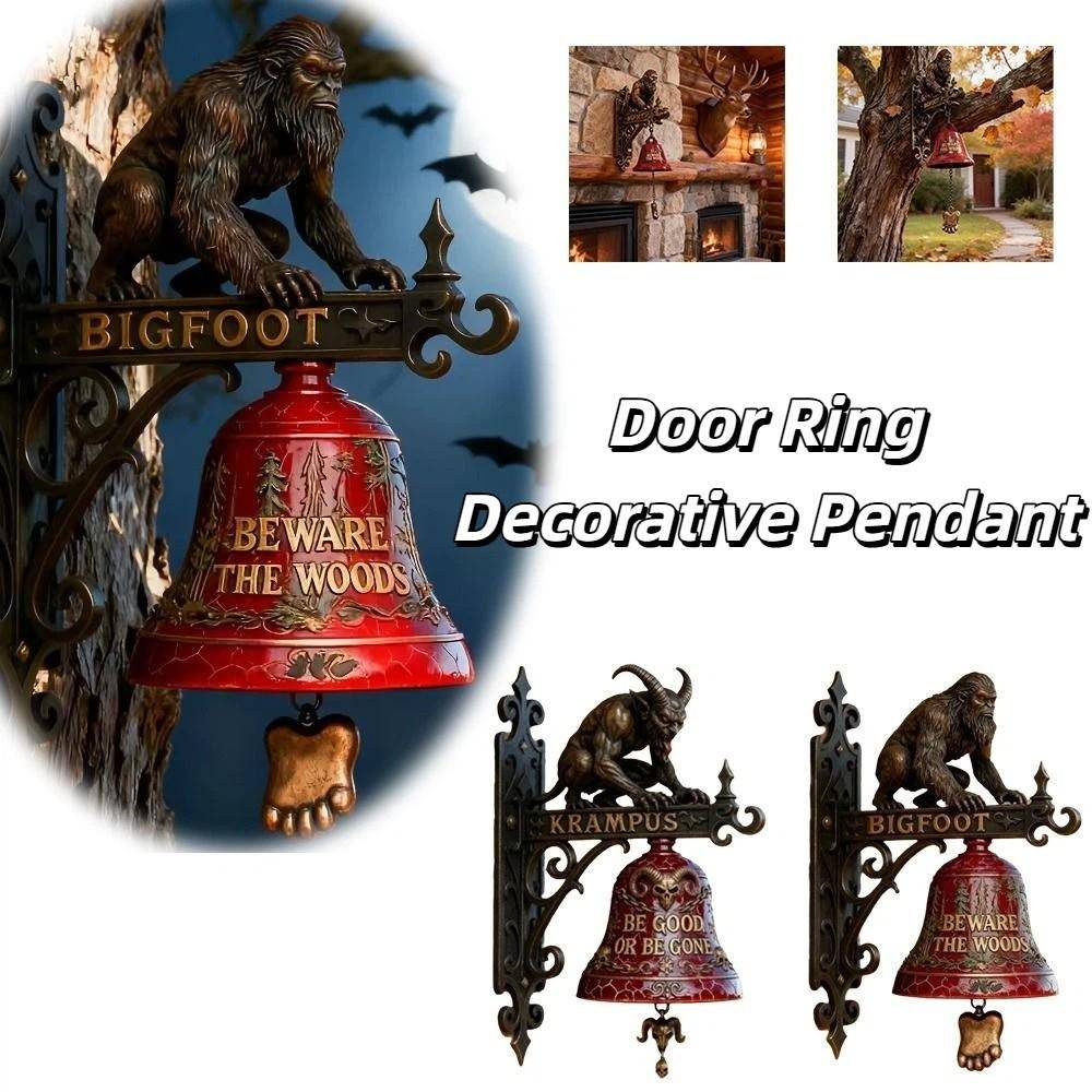 3D Sculpted Farm-Inspired Hanging Decor Resin Decorative Hanging Bells  Halloween Decoration