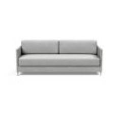 Innovation Living NORDHAM Sovesofa L: 211 cm - Micro Check Grey/Rustfrit Stål