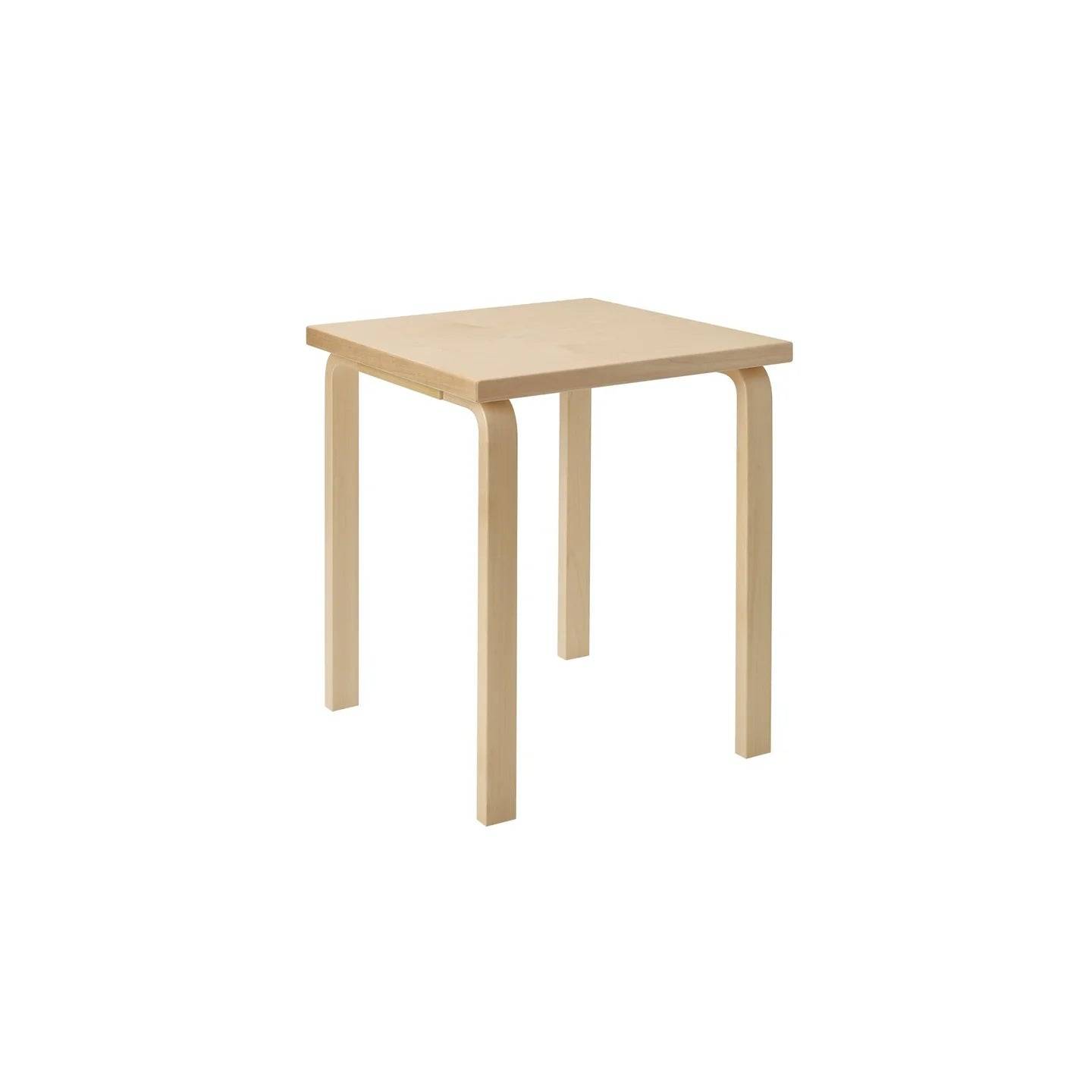 Aalto Table Square 80C, 60x60 cm fra Artek Birk - Jacobsen Plus