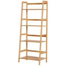 Bogreol Bambus Stige, naturfarvet 48 x 31,5 x 120 cm