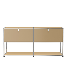 USM - USM Haller Credenza F2 - USM Matte Silver - Sideboards - Fritz Haller,Paul Schärer - Beige - Metal
