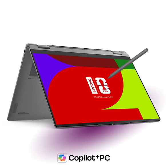 Lenovo Yoga 7i 2-in-1 Gen 11 Aura Edition 16" Intel Intel® Core Ultra 5 325-processor LPE-cores op til 3,40 GHz P-cores op til 4,50 GHz, Windows 11 Home 64, 512 GB SSD M.2 2242 PCIe Gen4 QLC