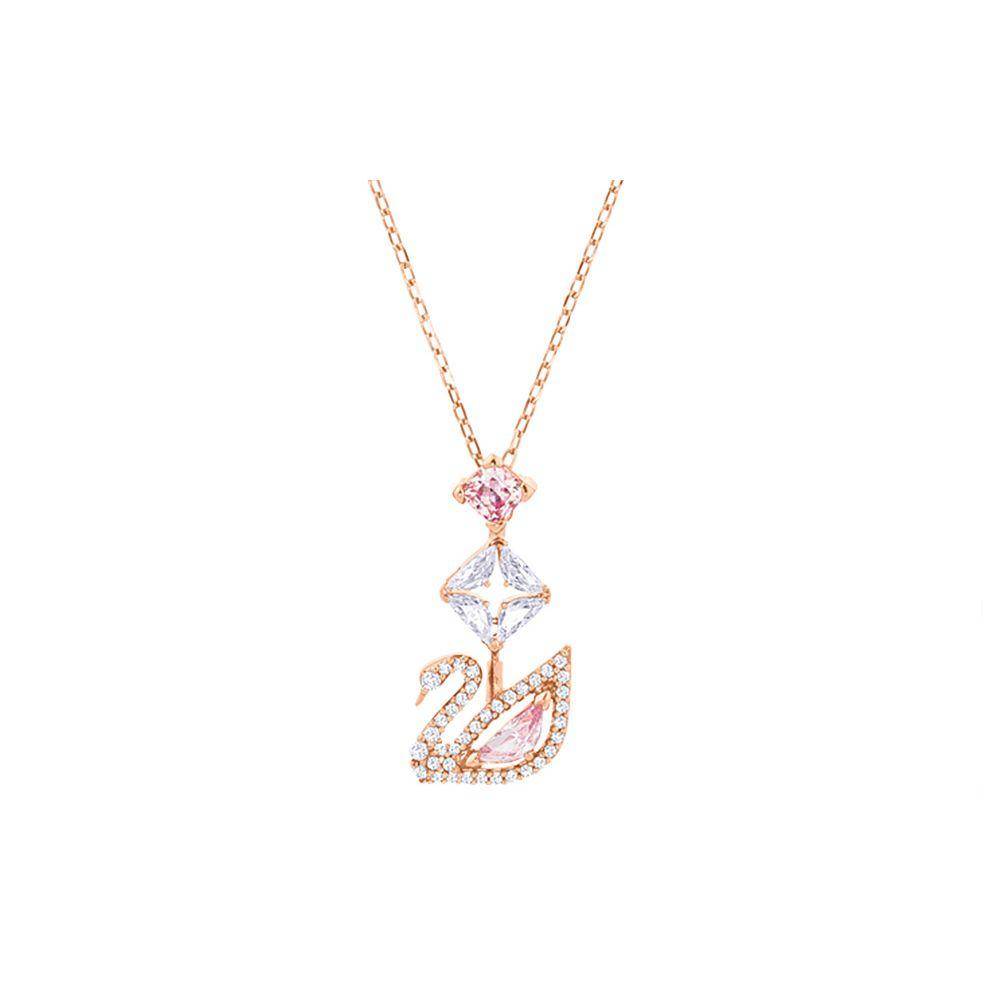 Swarovski Dazzling Swan Kristallhalsband Damhalsband Rosa 5473024