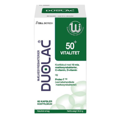 Duolac Vitalitet 50+- FRI FRAGT