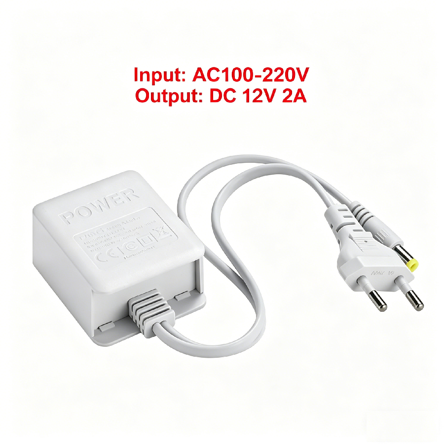 DC 12V 2A Power Supply Adapter AC 100-240V Universal Transformer For Outdoor WiFi PTZ IP Surveillance Camera