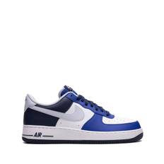 Nike - Air Force 1 White Game Royal låga sneakers - unisex - läder - 7.5 - Blå