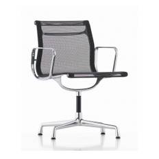 Vitra EA 104 karmstol Netweave-polerad aluminium