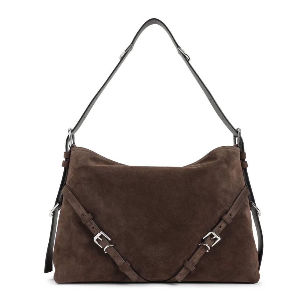 Givenchy Voyou Medium Skuldertaske - Tasker - Dame - Brun - ONE SIZE - Uld