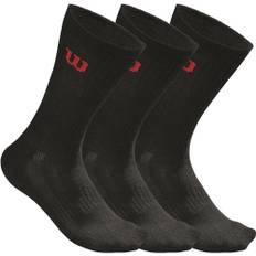 Wilson Crew Strumpor 3-Pack Svart