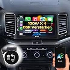 DYNAVIN Android bilradio Navigator kompatibel för VW Sharan Seat Alhambra, med 100W*4 Förstärkare | DAB+; Kompatibel med Wireless Carplay och Android Auto: D8-DF56 Premium Flex